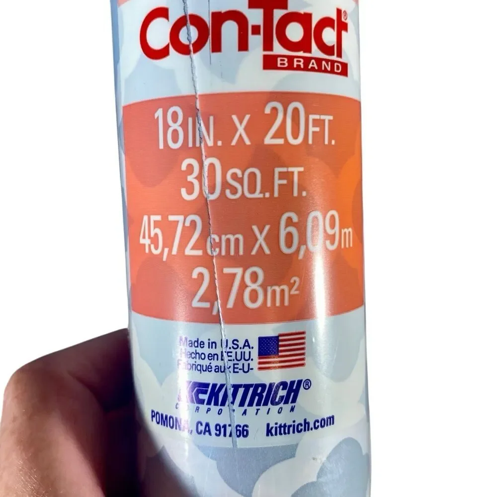 Con-Tact NWT Adhesive & Removable 2 Rolls 18
